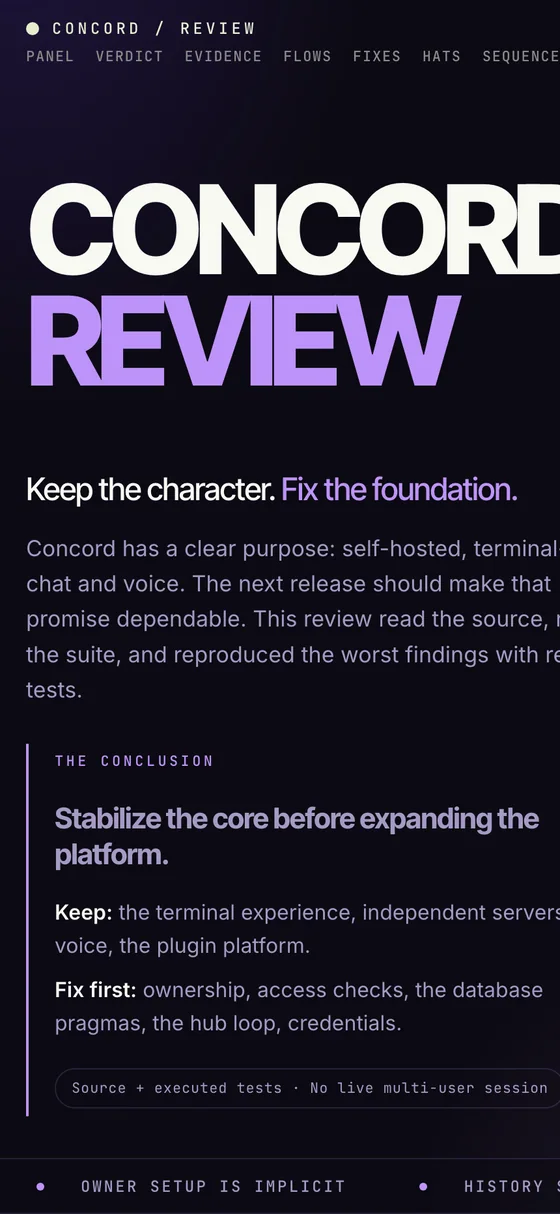 The same page on a phone.