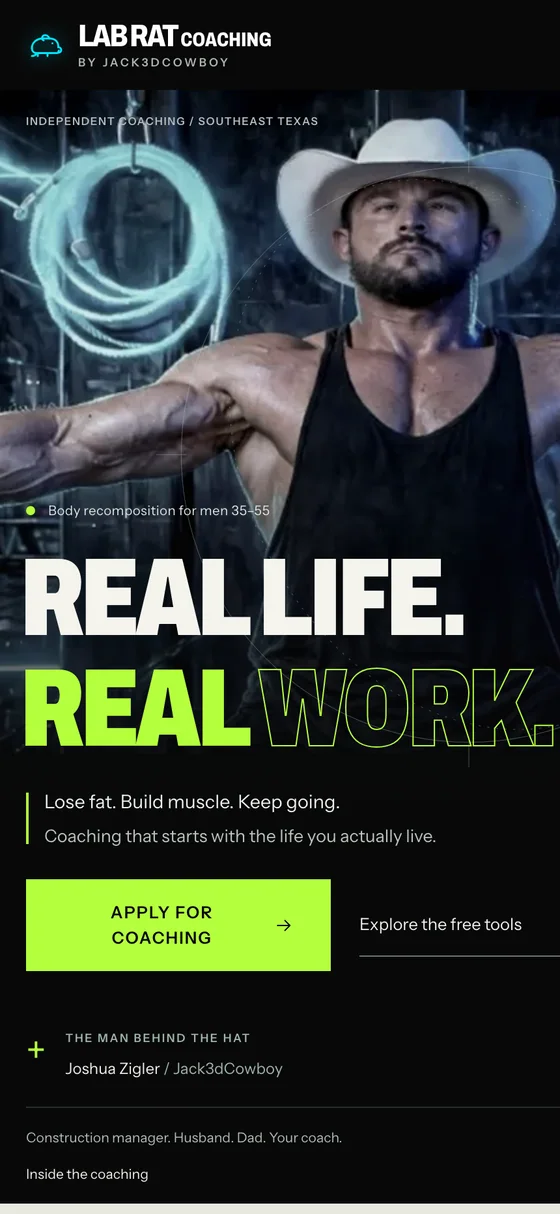The same page on a phone.